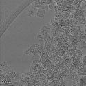 transmission electron microscope image of flash graphene co-doped with boron and nitrogen