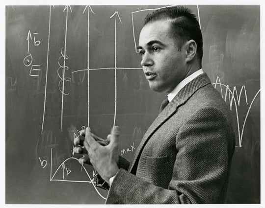 Alex Dessler teaching at Rice in 1963