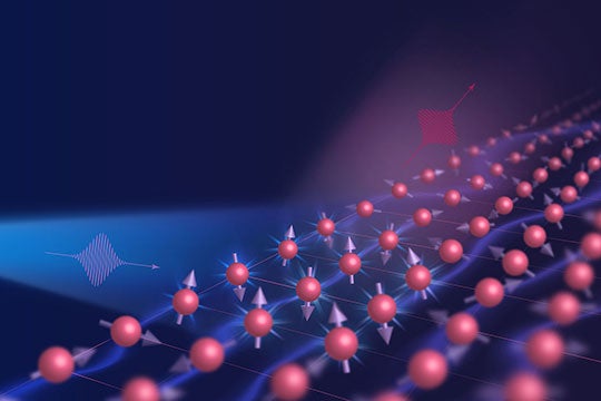 illustration of high-energy electron spin correlations in iron selenide