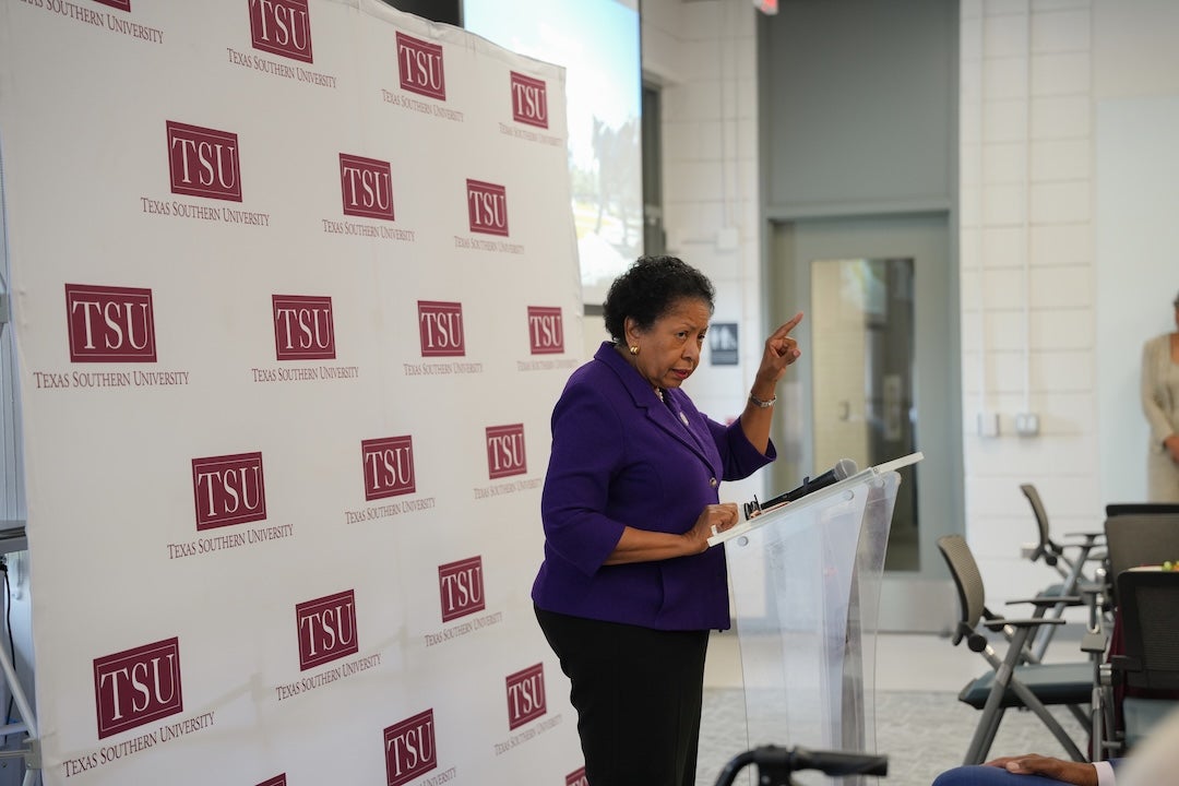 Ruth Simmons speaks at a TSU endowment event June 18, 2026.