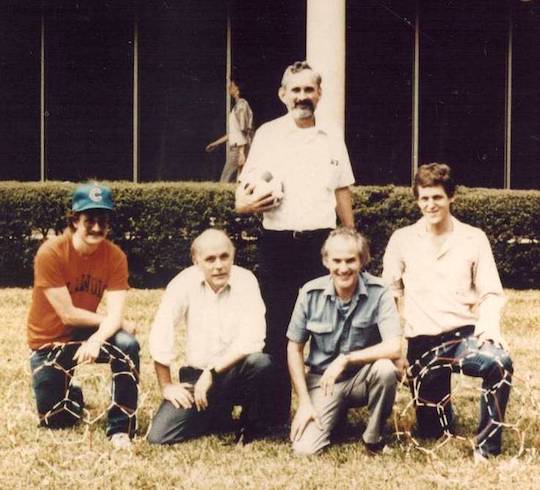 The buckyball discovery team in 1985