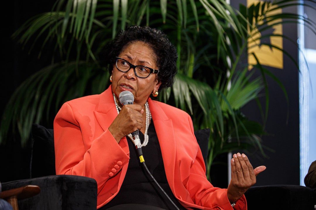 Ruth Simmons appears at The Texas Tribune Festival as part of the "Race and Higher Ed" panel