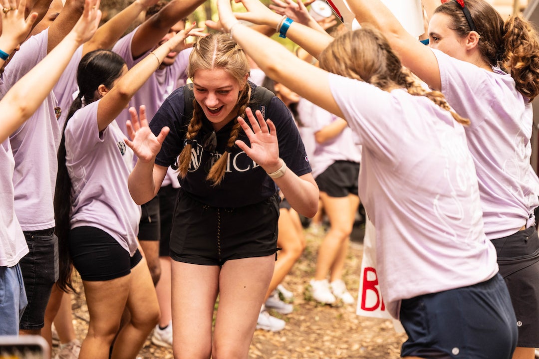 Rice University greeted the incoming Class of 2027 for the first time during an eventful, emotional and celebratory O-Week move-in day Aug. 13.