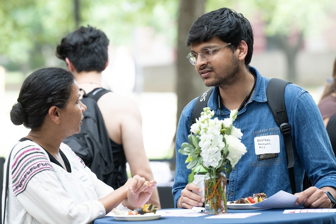 Students, faculty and staff gathered to celebrate a year of leader development at the Ray Courtyard last week as Rice University’s Doerr Institute for New Leaders held its annual end-of-year bash.