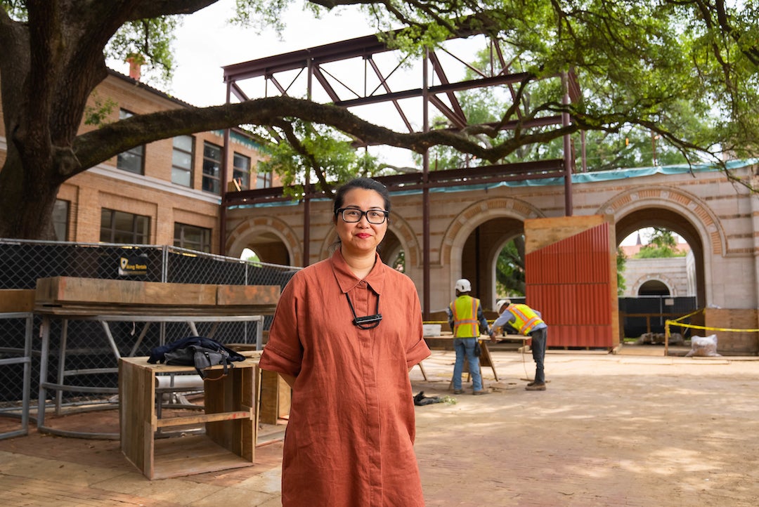 Jeannette Kuo, a globally renowned architect and co-founder of Karamuk Kuo Architects based in Zurich, is currently working on the construction of the Rice School of Architecture’s new William T. Cannady Hall, set to be completed in 2024. 
