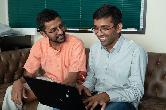 Rice University engineers Ashok Veeraraghavan and Anil Vadathya
