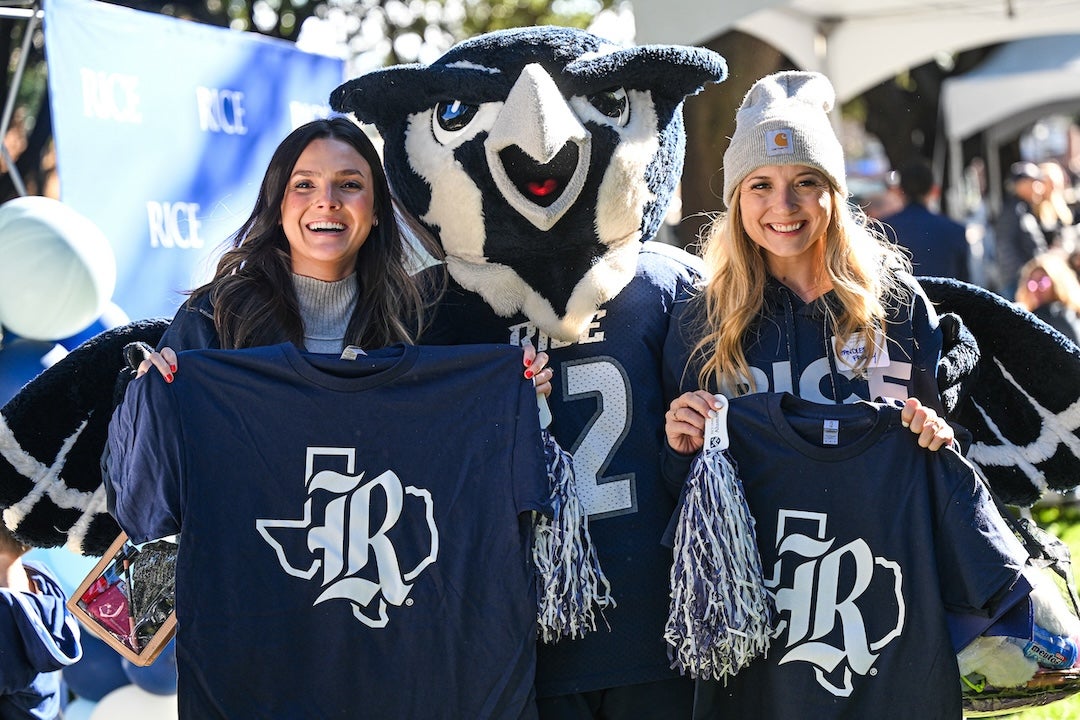 Owl fans and alumni showed up in full force Dec. 26 to cheer on the Rice football team as it squared off with Texas State University in the SERVPRO First Responder Bowl in Dallas.