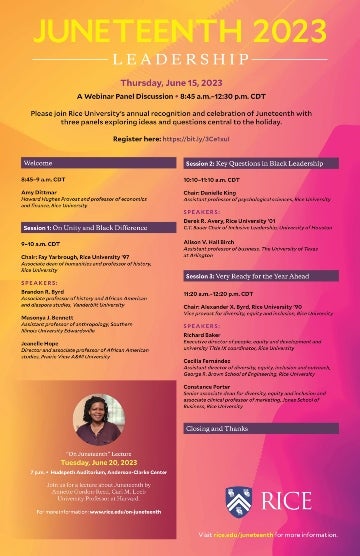 2023 Juneteenth schedule of events