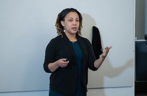 Danielle King, an assistant professor of psychological sciences and one of the distinguished faculty lecturers for STaRT@Rice. Photo by Jeff Fitlow/Rice University