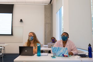 Rice students during one of the STaRT@Rice sessions. Photo by Jeff Fitlow/Rice University