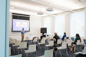 A session during the STaRT@Rice program. Photo by Jeff Fitlow/Rice University.