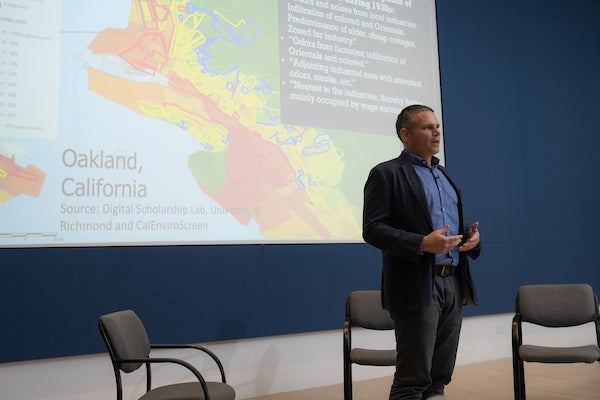 Matthew Tejada, the director of the Office of Environmental Justice for the Environmental Protection Agency (EPA), addressed a live and virtual crowd Oct. 26 as the featured speaker at this semester’s Walter Isle Lecture.