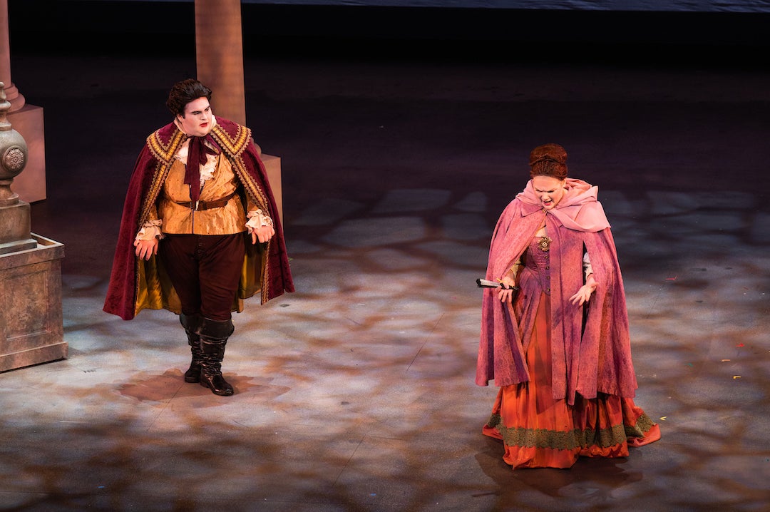 A scene from "Don Giovanni." 