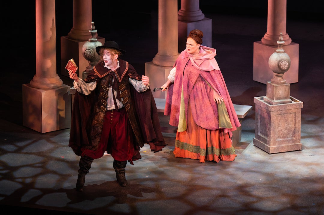 A scene from "Don Giovanni." Photo by Jeff Fitlow.