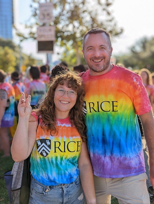 Rice employees at Pride 2022