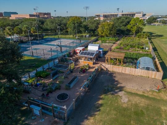 Rice University's Betty and Jacob Friedman Holistic Garden