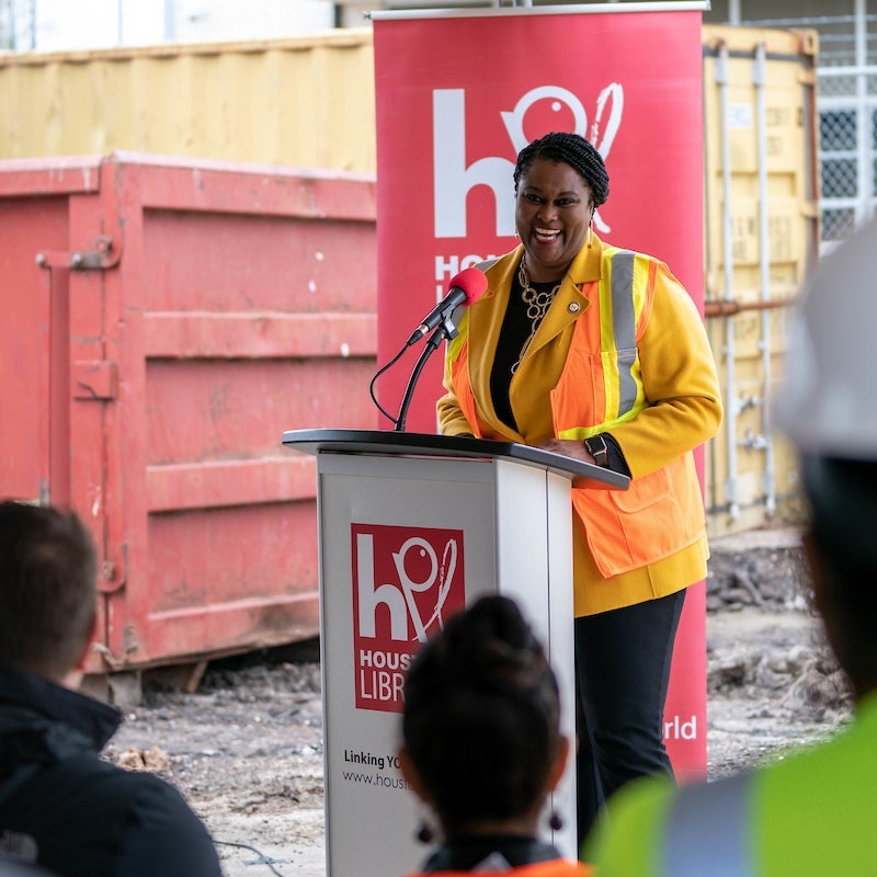 Dr. Shannon Walker Neighborhood Library groundbreaking