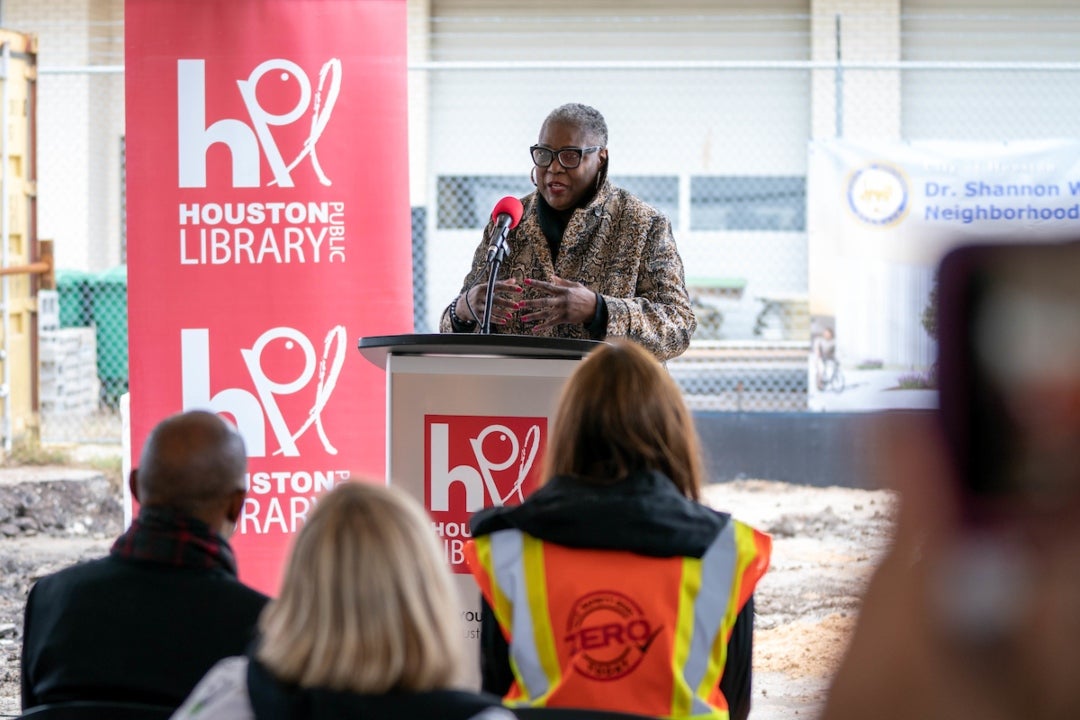 Dr. Shannon Walker Neighborhood Library groundbreaking