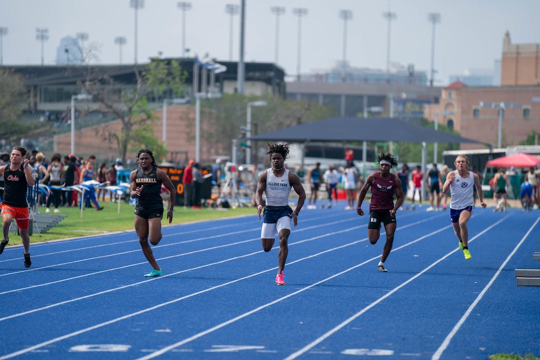 High school athletes compete in the 40th annual Victor Lopez Classic, hosted by Rice University.