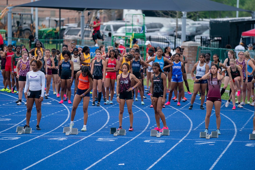 ​​​​High school athletes compete in the 40th annual Victor Lopez Classic, hosted by Rice University.