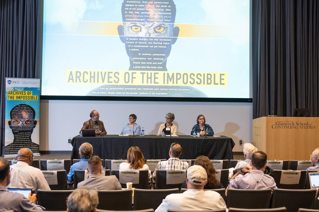 The John E. Mack panel discusses a monumental gift to the Archives of the Impossible.