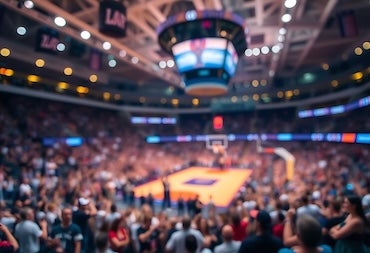 Basketball arena