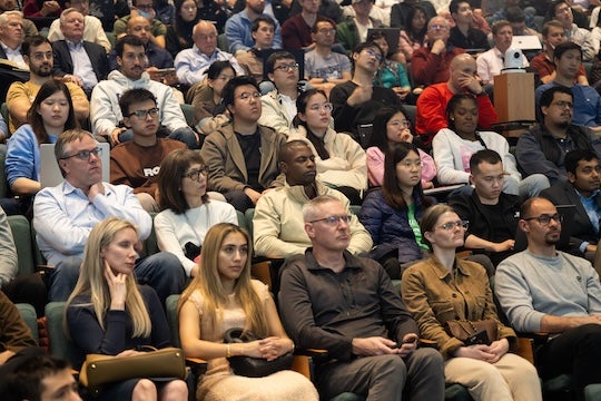 Audience at Jeff Dean