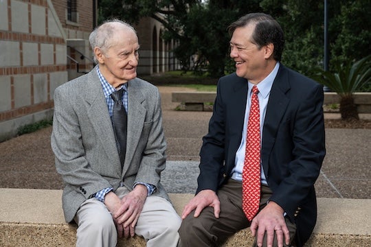 Dr. Bobby Stinebaugh '54 and Ron Stinebaugh '87