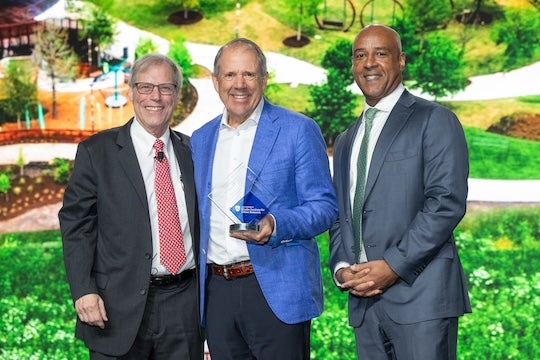 Ric Campo, CEO of Camden Property Trust, chairman of Port Houston and this year’s recipient of the institute’s Stephen L. Klineberg Award.