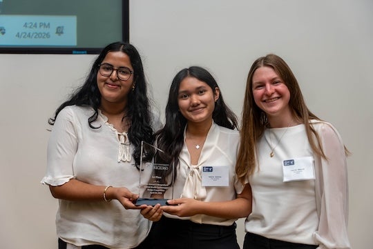 Team AGILE took first place in the competition (Credit: Jared Jones/Rice University). 