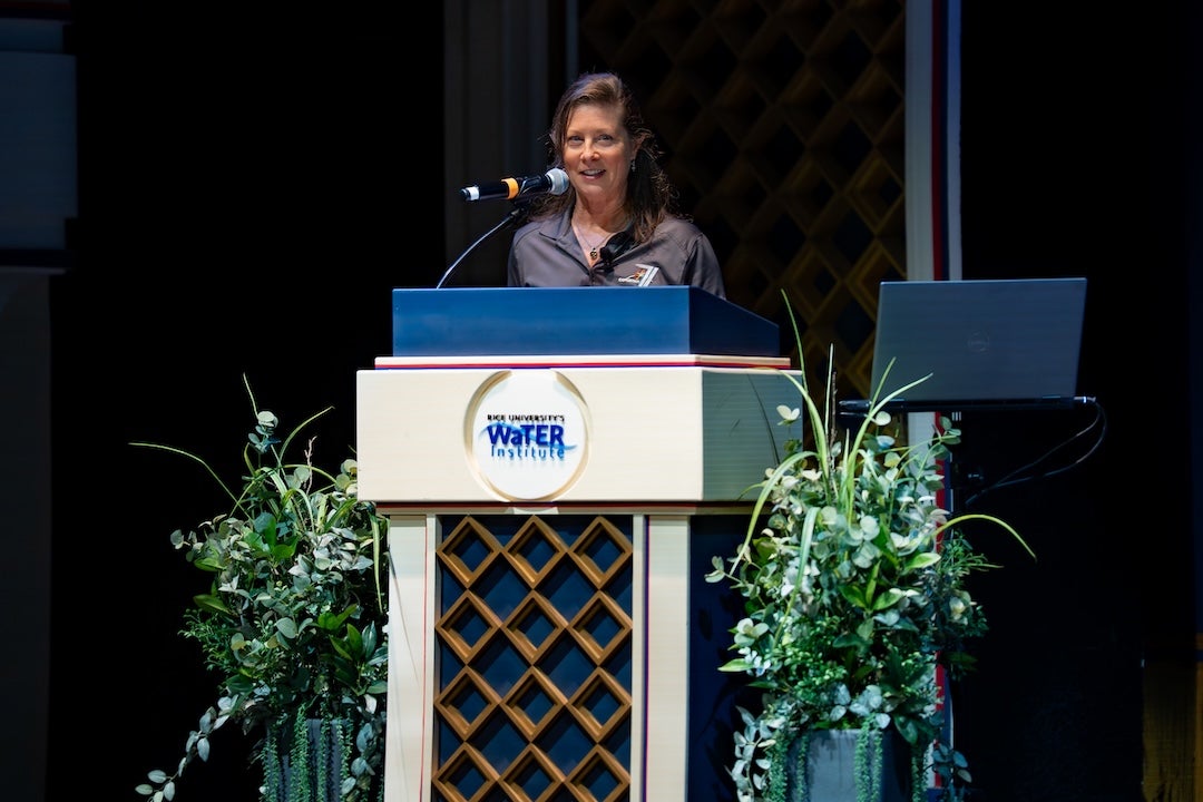 NASA astronaut Tracy Caldwell Dyson (Photo by Jorge Vidal/Rice University).