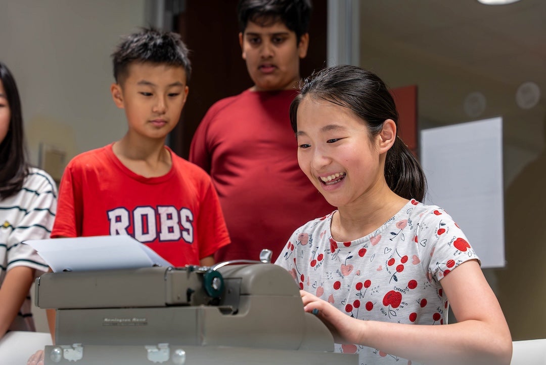 Students write during Creative Writing Camp 2026