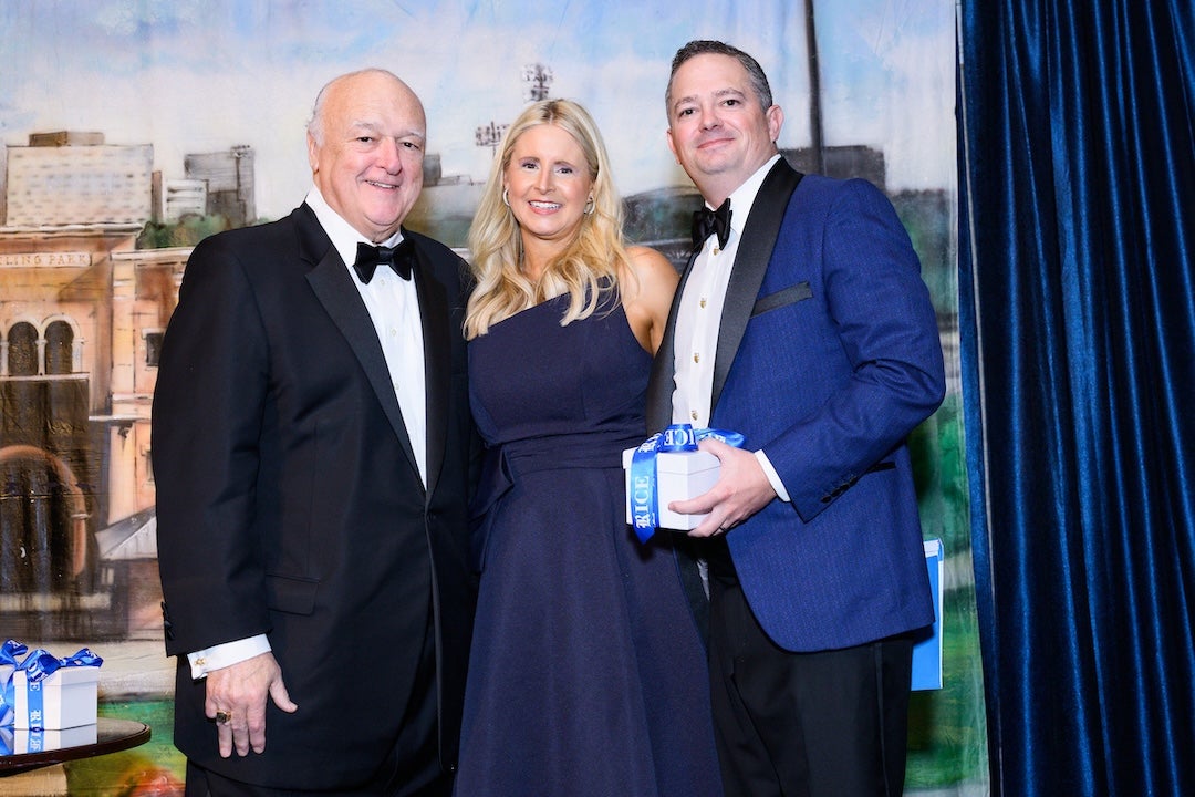 Bucky Allshouse, Elle Anderson and Clarke Anderson at For Rice's Honour event 2026