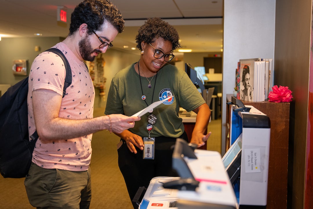 Fondren Library held its annual Constitution Day celebration Sept. 18, featuring special educational and fun activities to promote voting.