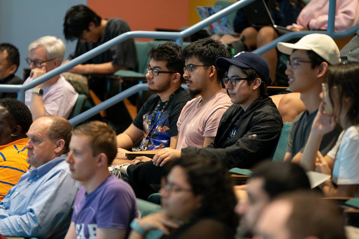 attendees at the book lecture