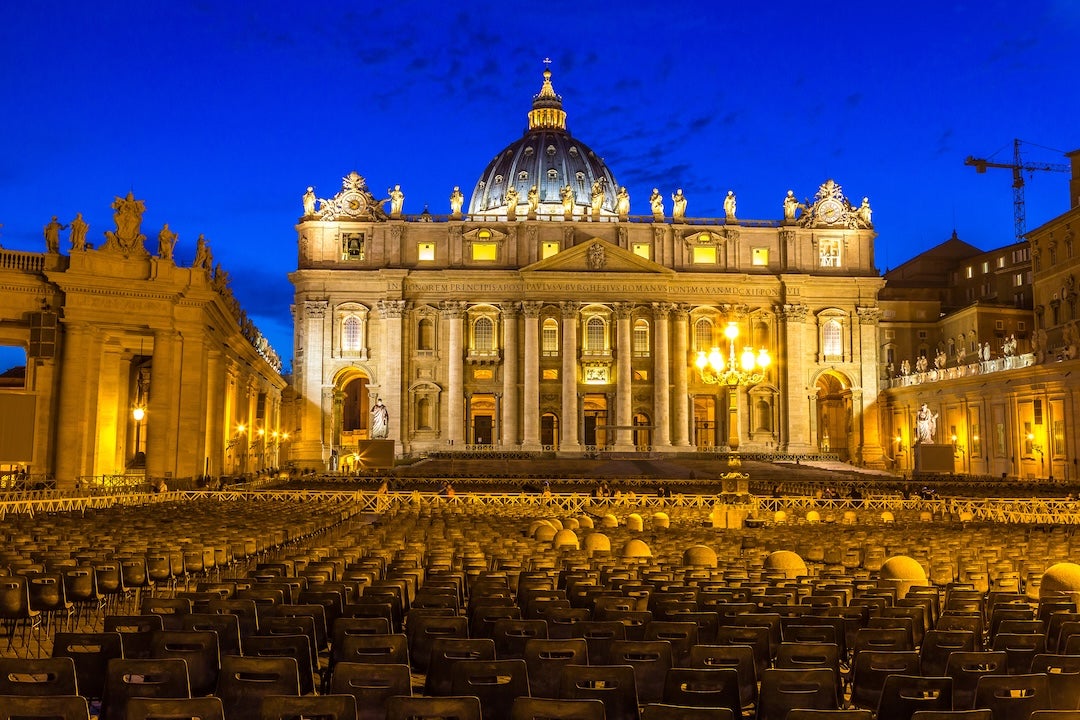 Vatican at night