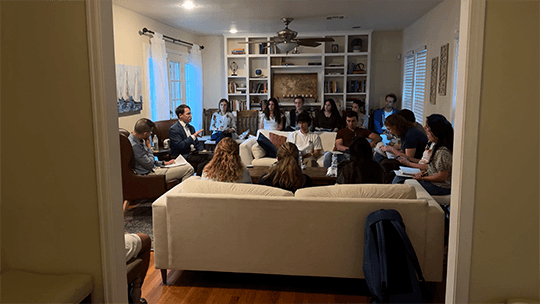 The Houston Institute salon-style meeting hosted by Victor Saenz