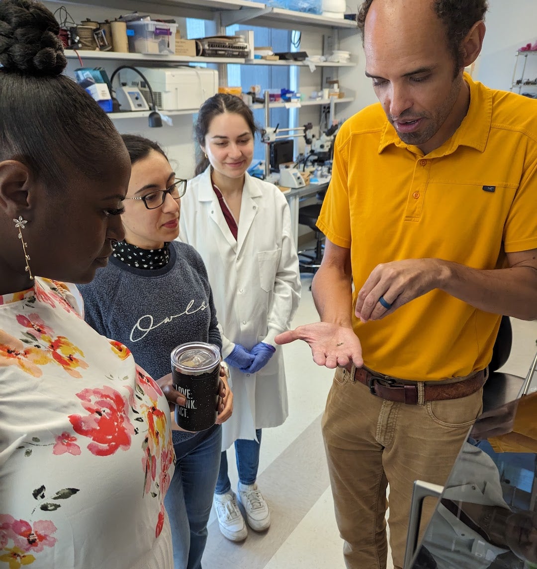 Alaura Ervin visits Rice