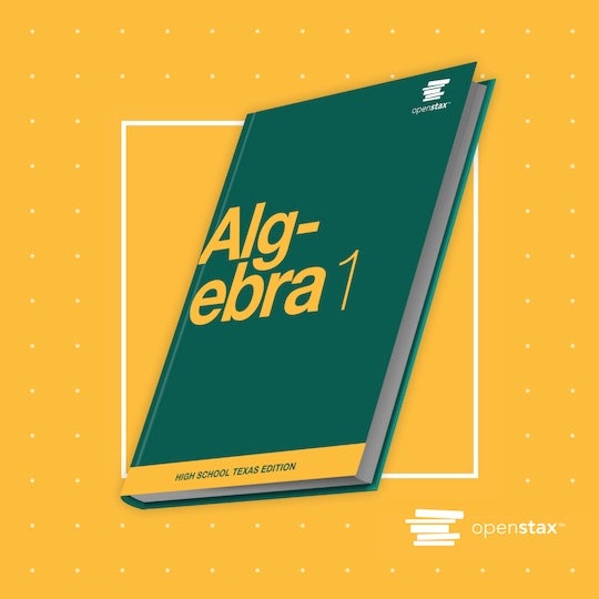 Algebra textbook by OpenStax