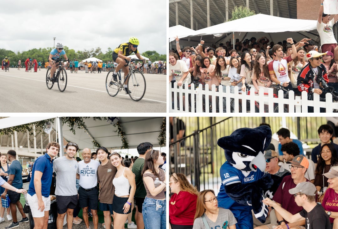 Students, alumni and fans gathered at Rice April 10-11 to celebrate the 69th annual Beer Bike, one of the university’s most popular traditions and a centerpiece of the residential college experience.