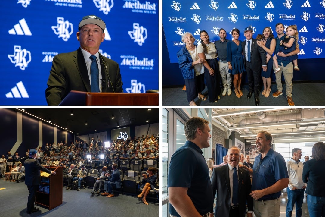 David Pierce press conference photos