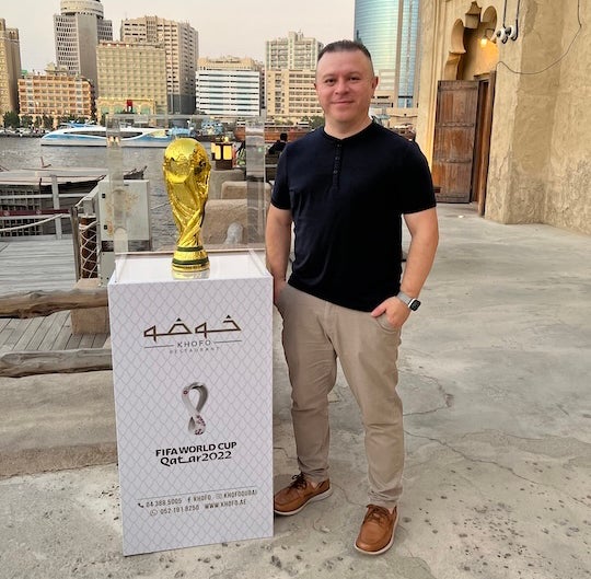Benitez in Qatar for the 2022 World Cup