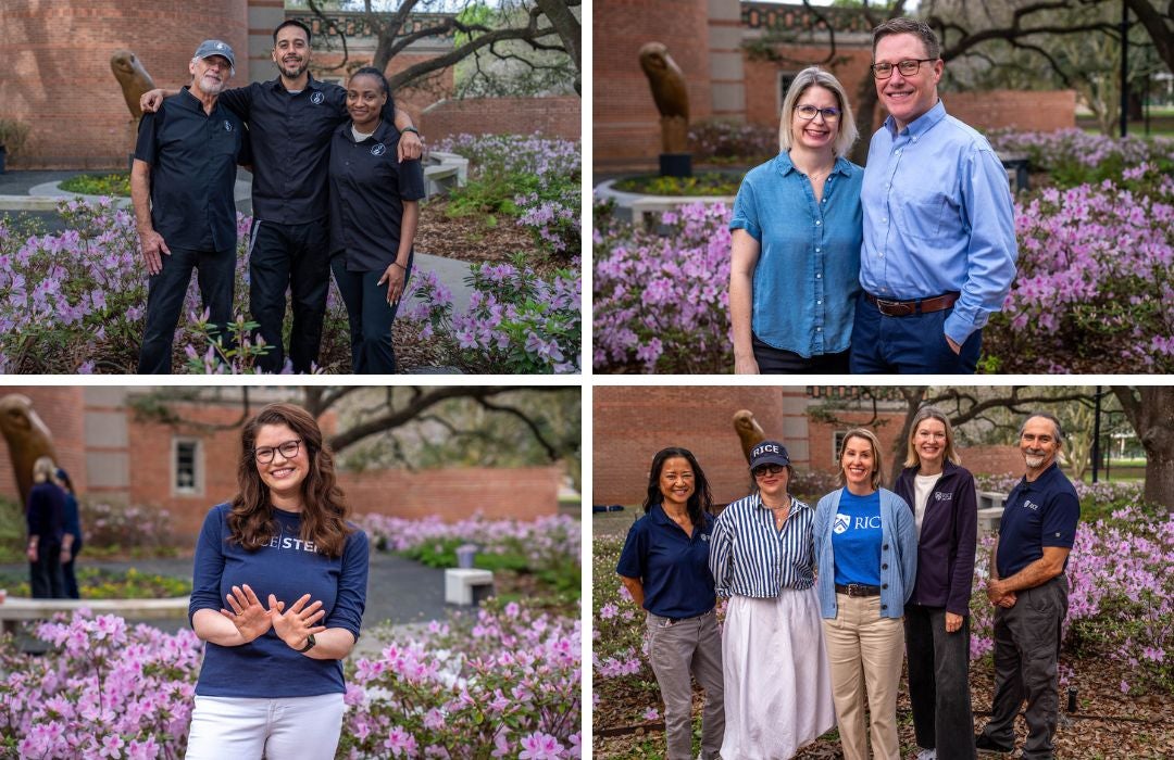 Rice University Blue in Bloom