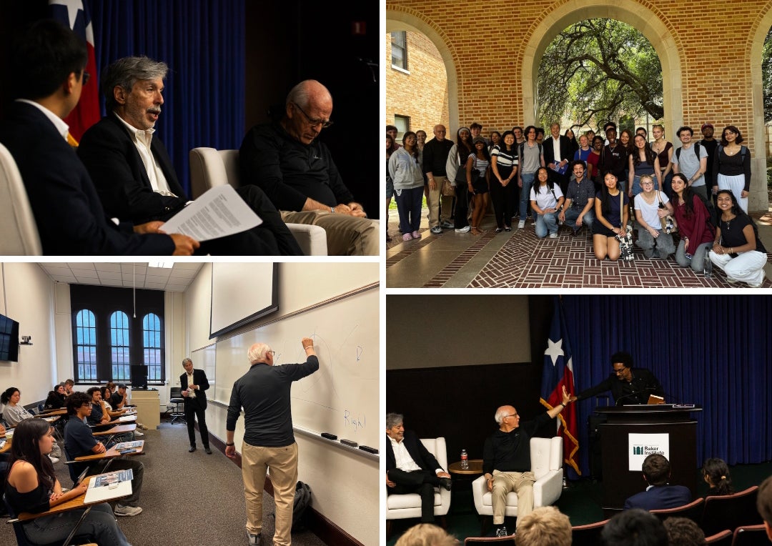Students at Rice University had the opportunity to engage directly with former members of Congress from different political parties during a two-day campus visit that emphasized civil dialogue, public service and the role of politics in everyday life.