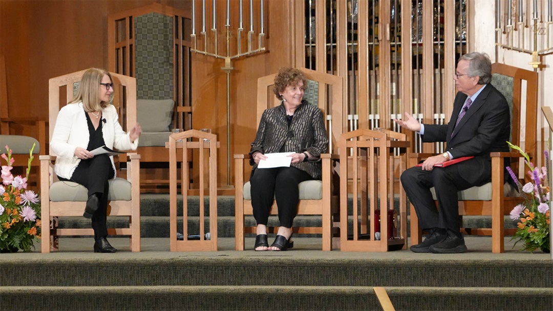 Kathleen Canning, Ruth Ben-Ghiat at Progressive Forum event
