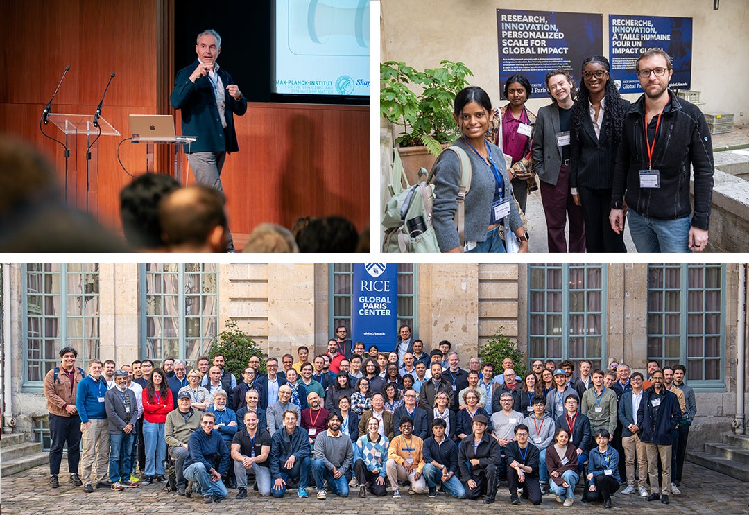 Speakers and participants at the cavity quantum electrodynamics workshop in Paris