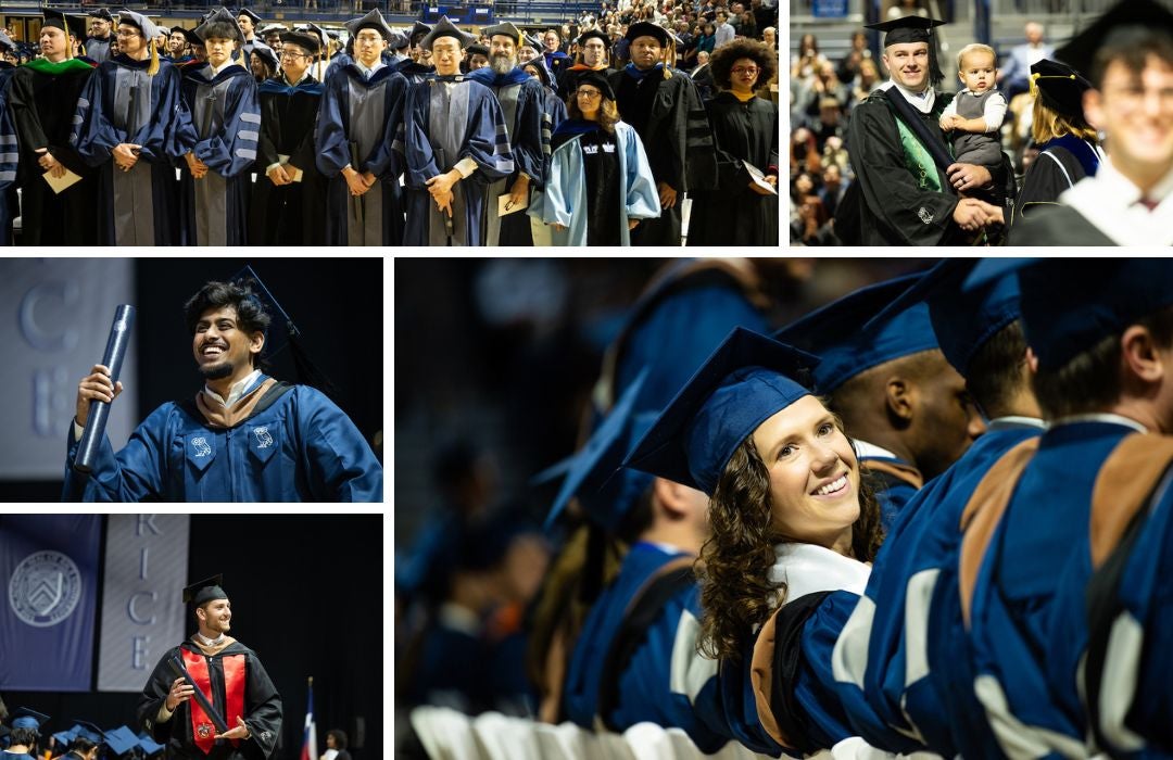 Rice University's 2025 winter commencement