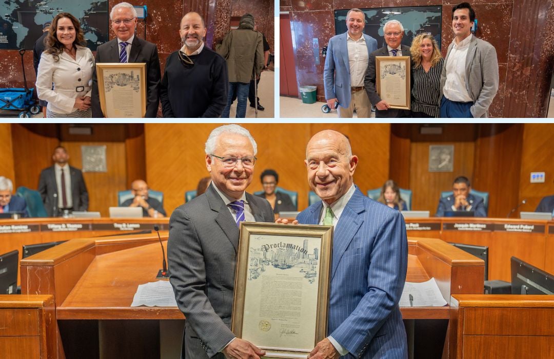 Many Rice co-workers joined in celebration of David D. Medina Day.