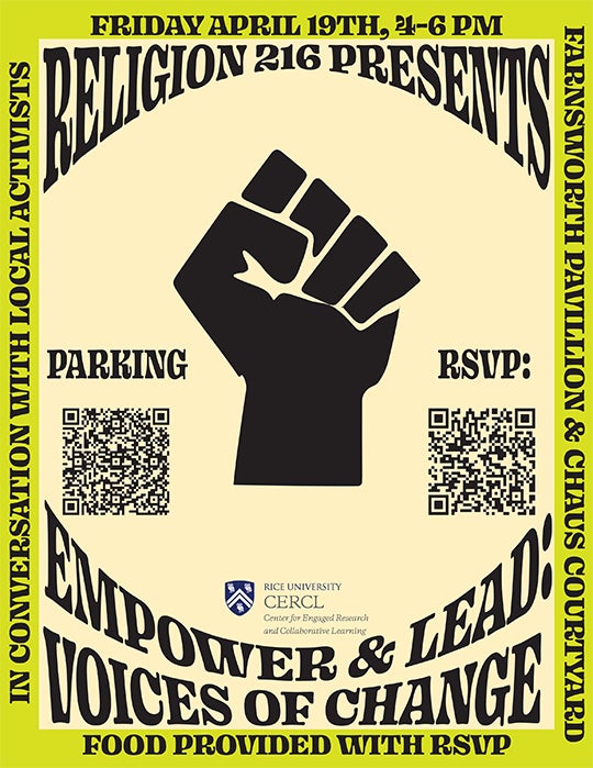 empower and lead poster
