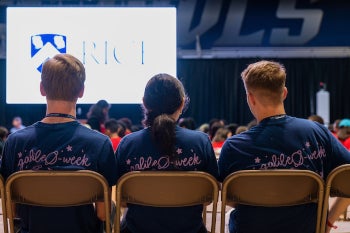 Incoming freshmen get their first taste of academia at Rice University.